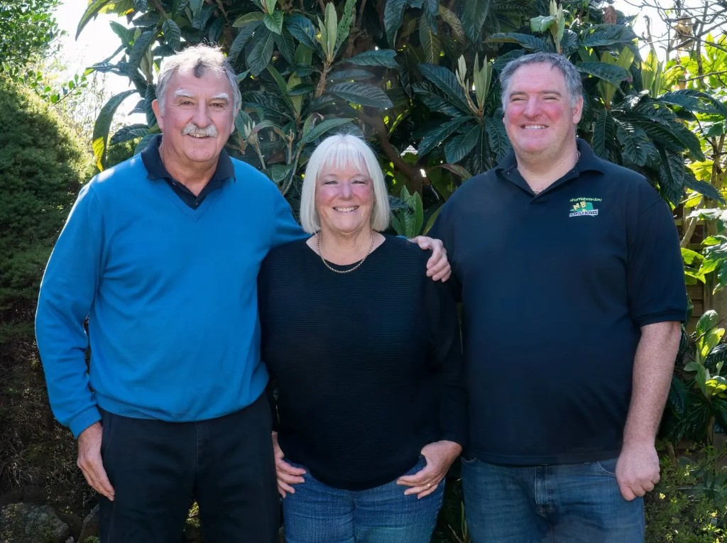 Peter, Lesley and Sean Davis of Norfolk Boards